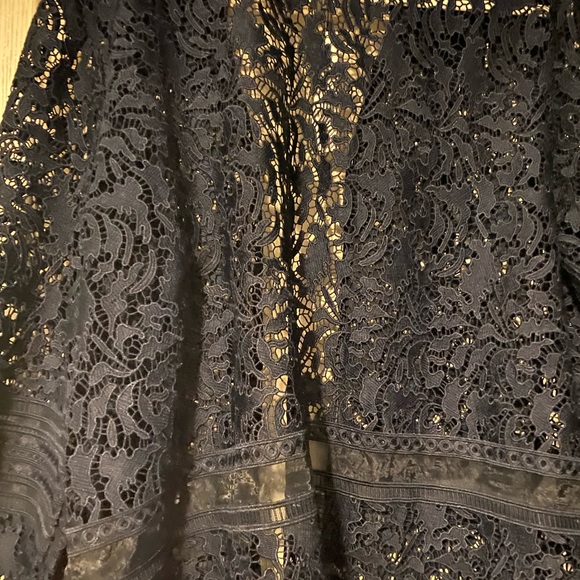 Chico's Navy Lace Jacket - Picture 4 of 7